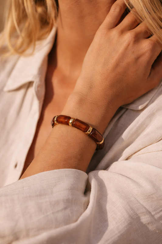 BRACELET TERRA — AMBRE CHAUD