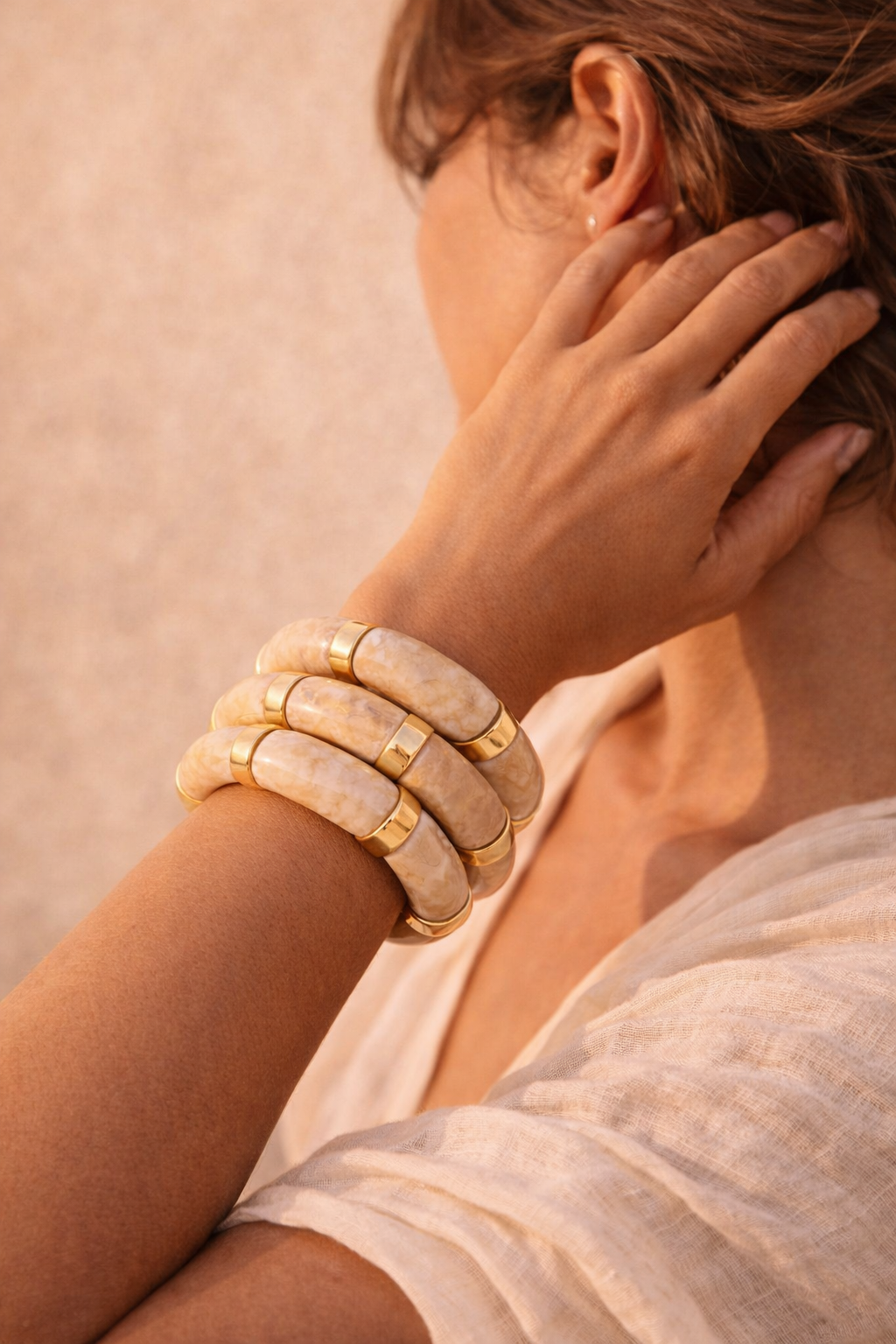 BRACELET TERRA — SABLE LUMIERE